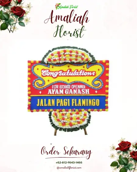 Sewa Papan Bunga Weden